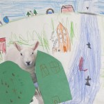 Fore, Middle, Background / gr. 2/3 Drawing