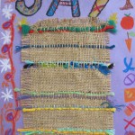 Grade 2/3 Weaving With Yarn