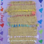 Grade 2/3 Weaving With Yarn