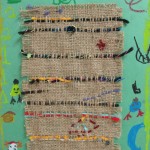 Grade 2/3 Burlap Weaving