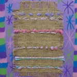 Grade 2/3 Burlap Weaving