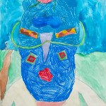 Oil Pastel and Paint Project / gr.5