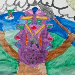 Oil Pastel and Paint Project / gr.5