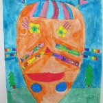 Oil Pastel and Paint Project / gr.5