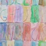 Paint Washes and Crayon Letters