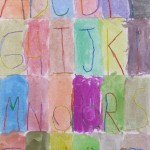 Watercolour Wash / Crayon Resist Alphabet