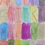 Watercolour Wash / Crayon Resist Alphabet