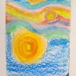 Oil Pastel in the Style of Van Gogh