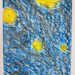 Oil Pastel in the Style of Van Gogh