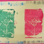 Printmaking Using Foam Trays