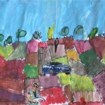 Elementary Landscape Painting / Collage