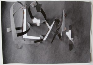 Cut Paper Composition