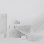 White Still Life Drawing