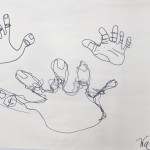 Line Drawing Hands