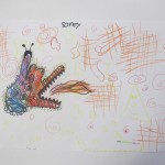 Drawing Monsters in Pencil Crayon