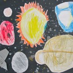 Drawings of Planets / Grade 2 & 3