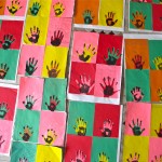 Grade 5/6 Warhol Hand Prints