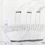 Titanic Pencil Drawing